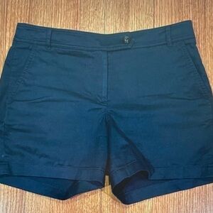 Brooks Brothers Women's Dark Navy High-Rise Tailored Shorts